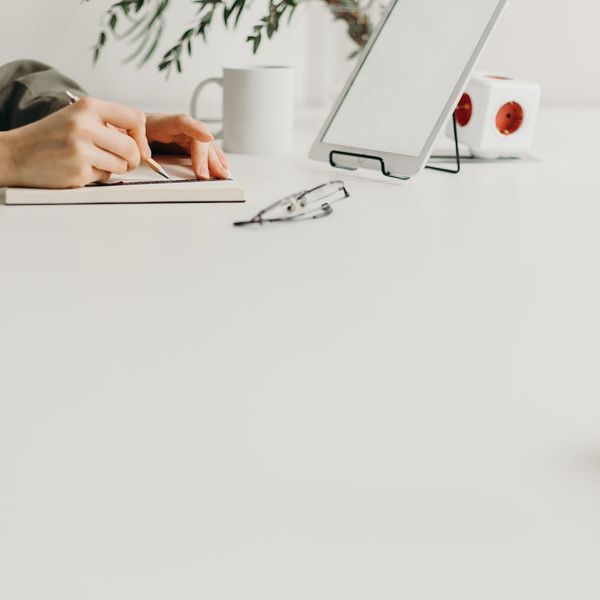 Clean and minimal digital space for online yoga practice.